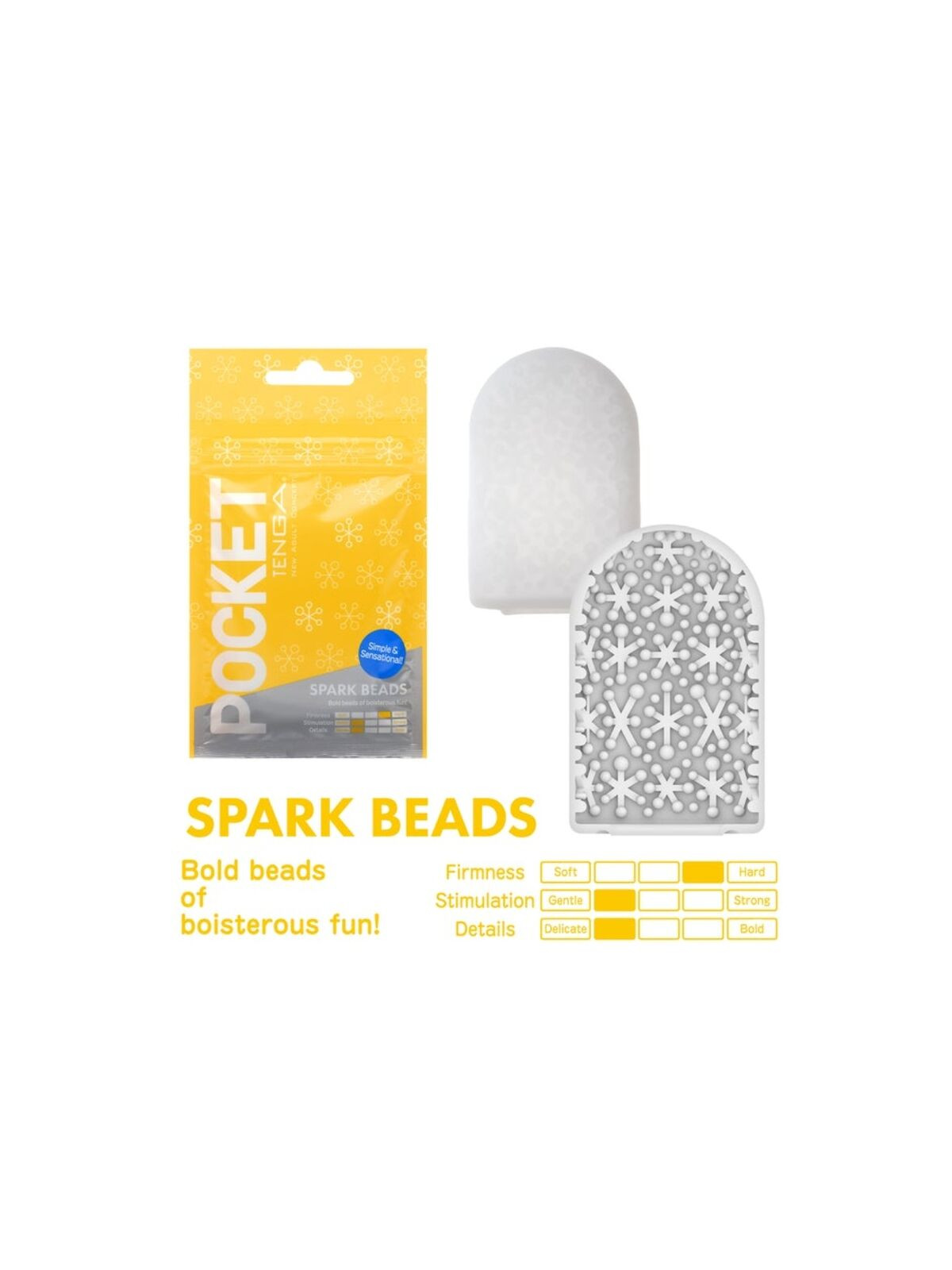 TENGA - MASTURBATORE TASCABILE SPARK BEARDS