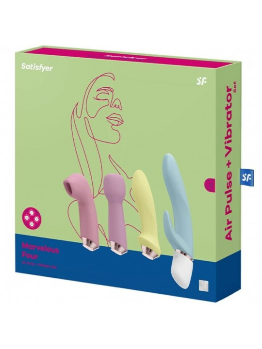 SATISFYER - MARVELOUS FOUR SET VIBRATORE E IMPULSO