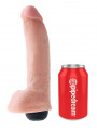 KING COCK - PENE EIACOLATORE NATURALE REALISTICO 22.86 CM