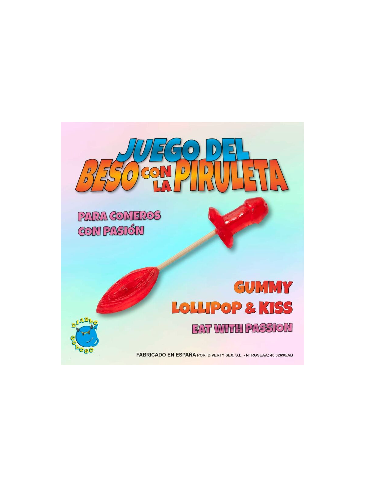 DIABLO PICANTE - GIOCO GUMMY PENE E LABBRA