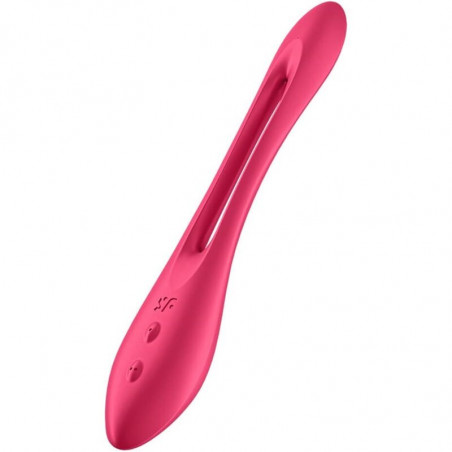 SATISFYER - MULTI VIBRATORE ELASTIC JOY ROSSO