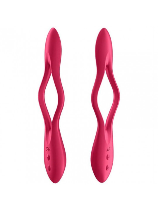 SATISFYER - MULTI VIBRATORE ELASTIC JOY ROSSO