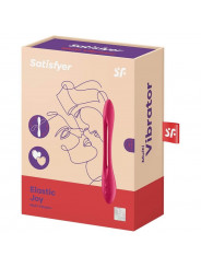 SATISFYER - MULTI VIBRATORE ELASTIC JOY ROSSO