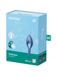 SATISFYER - APP VIBRATORE BULLSEYE RING BLU