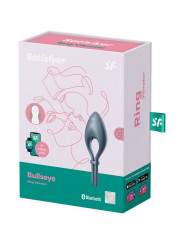 SATISFYER - APP VIBRATORE BULLSEYE RING GRIGIO