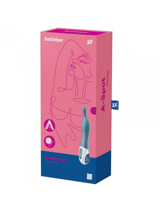 SATISFYER - VIBRATORE AMAZING 1 ASPOT BLU