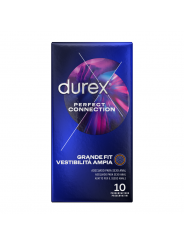 DUREX - CONNESSIONE PERFETTA SILICONE EXTRA LUBRIFICAZIONE 10 UNITÀ