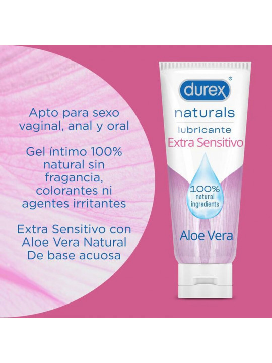 DUREX - LUBRIFICANTE NATURALS EXTRA SENSIBILE 100 ML