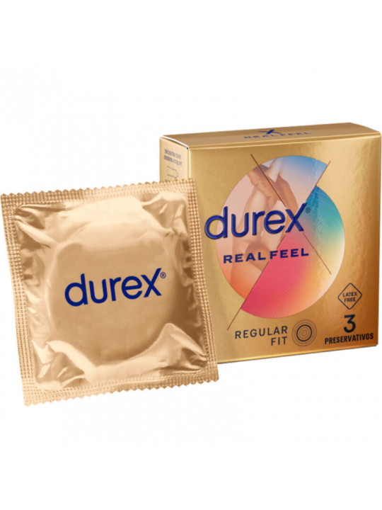 DUREX - PRESERVATIVI REAL FEEL 3 UNITÀ