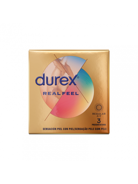 DUREX - PRESERVATIVI REAL FEEL 3 UNITÀ