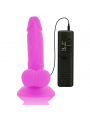 DIVERSIA - DILDO VIBRANTE FLESSIBILE VIOLA 17 CM -O- 3.3 CM