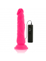 DIVERSIA - DILDO VIBRANTE FLESSIBILE ROSA 21 CM -O- 4.9 CM