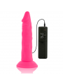 DIVERSIA - DILDO FLESSIBILE CON VIBRAZIONE ROSA 23 CM -O- 4.3 CM