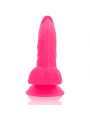 DIVERSIA - DILDO VIBRANTE FLESSIBILE ROSA 21.5 CM -O- 4.5 CM