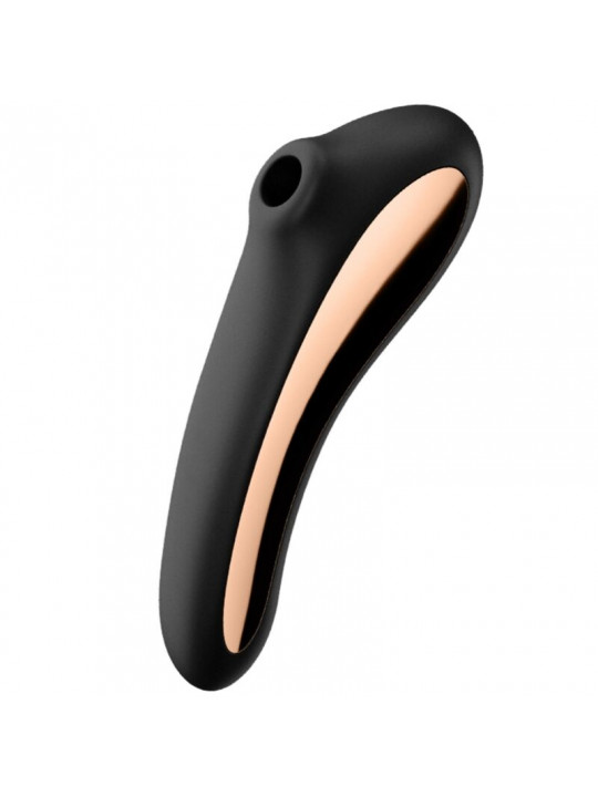 SATISFYER - VIBRATORE DUAL KISS AIR PULSE NERO