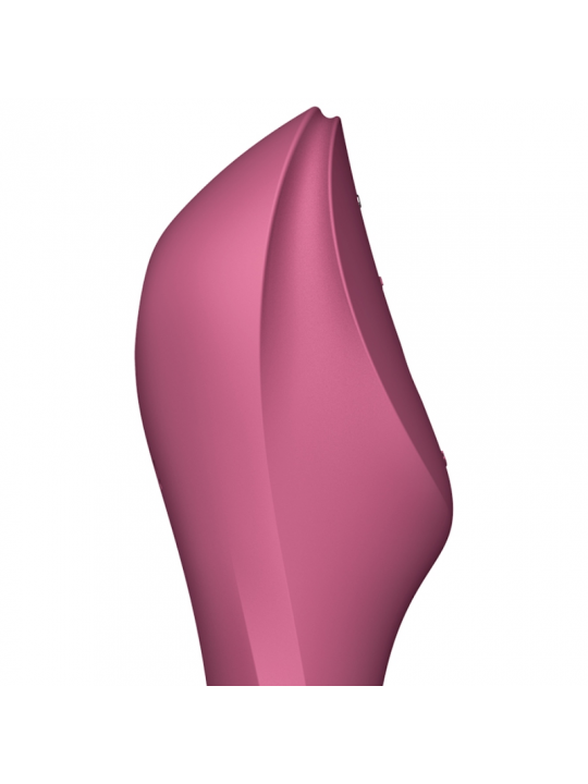 SATISFYER - VIBRATORE CURVY TRINITY 3 AIR PULSE ROSSO