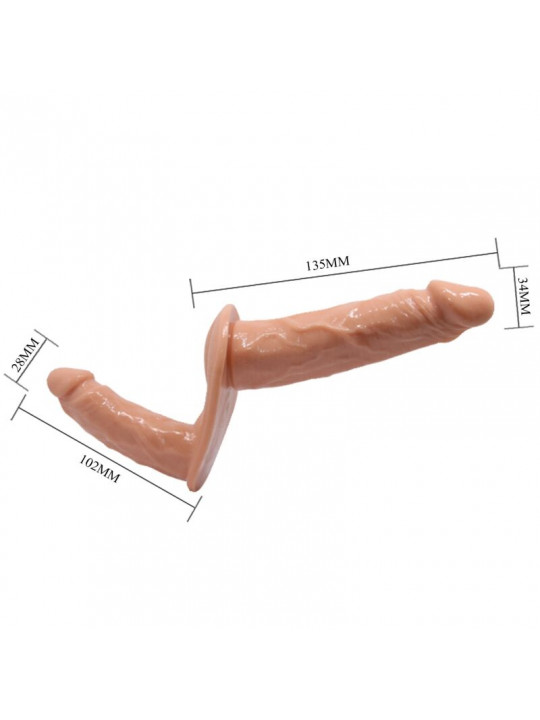 BAILE - BALLO ULTRA APPASSIONATA DOPPI DILDOS CON IMBRACATURA