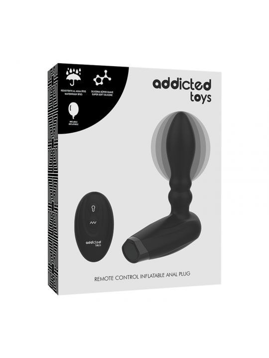 ADDICTED TOYS - SPINA TELECOMANDO GONFIABILE - 10 MODALIT DI VIBRAZIONE