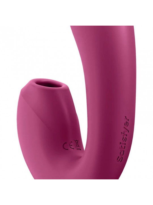 SATISFYER - APP STIMOLATORE E VIBRATORE SUNRAY ROSSO