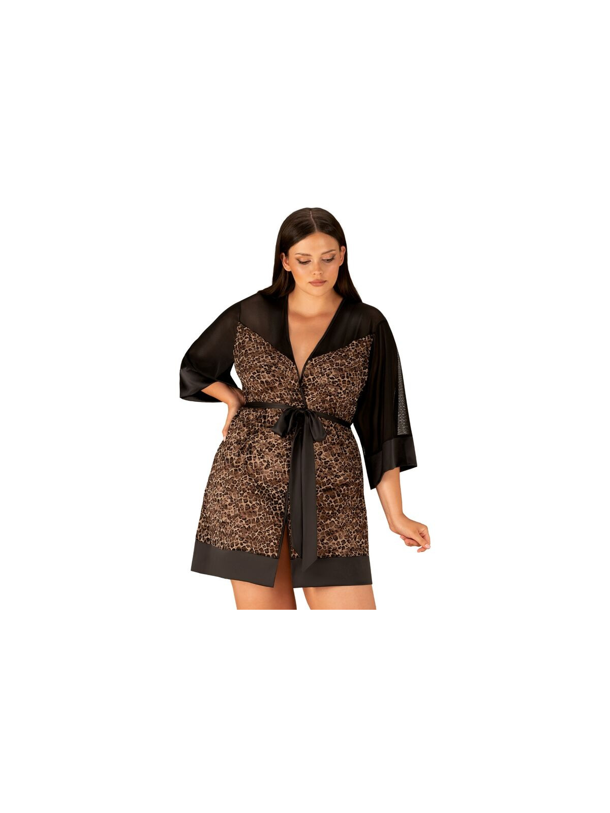 OBSESSIVE - ALLUNES PEIGNOIR XXL/XXXL