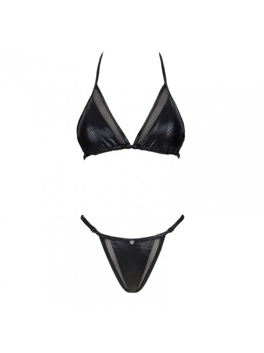 OBSESSIVE - BIKINI NERO PUNTA NEGRA L