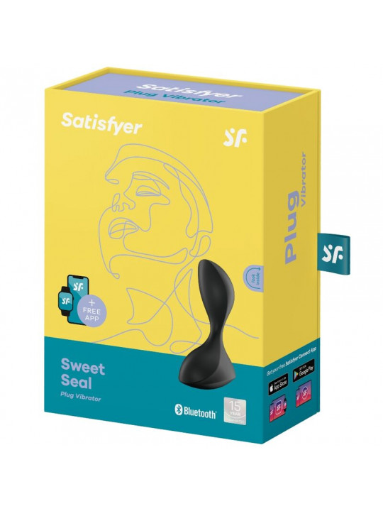 SATISFYER - APP TAPPO VIBRANTE SWEET SEAL NERO