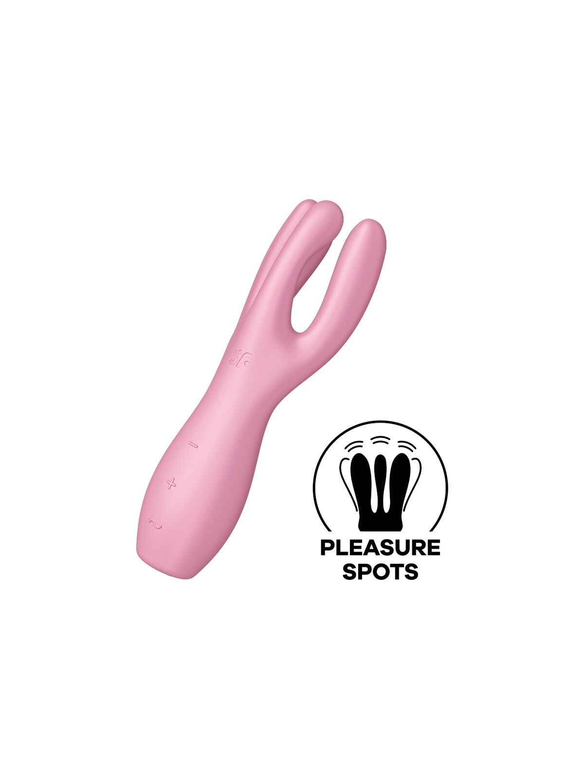 SATISFYER - VIBRATORE THREESOME 3 ROSA