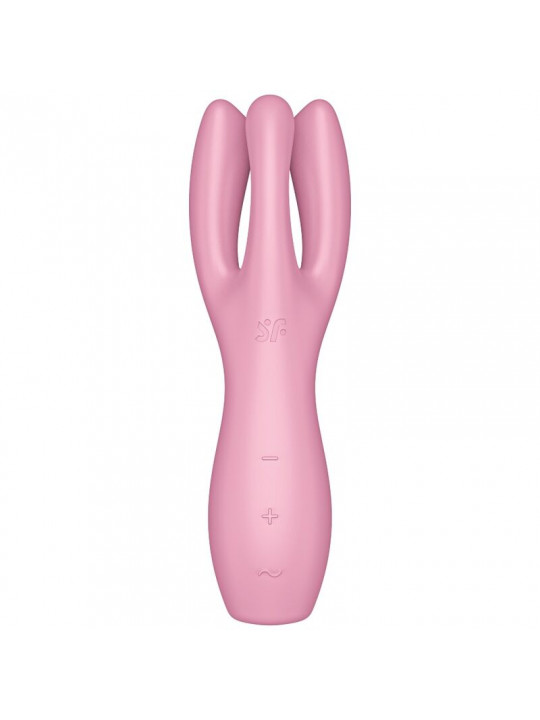 SATISFYER - VIBRATORE THREESOME 3 ROSA