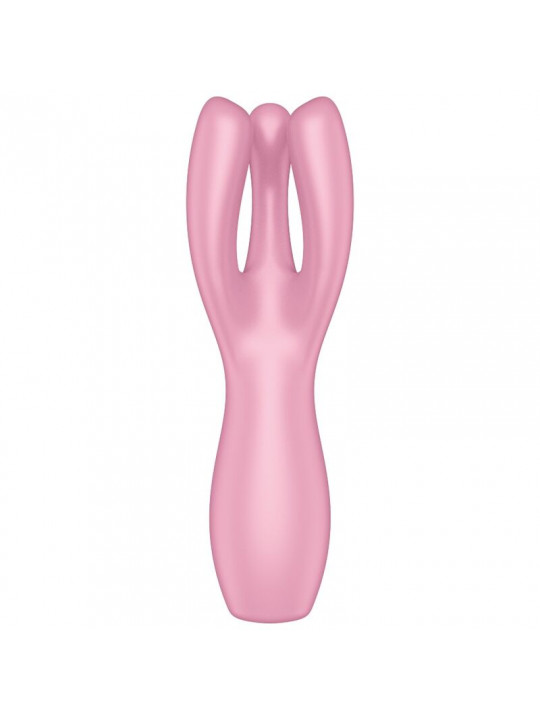 SATISFYER - VIBRATORE THREESOME 3 ROSA