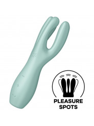 SATISFYER - VIBRATORE THREESOME 3 MENTA