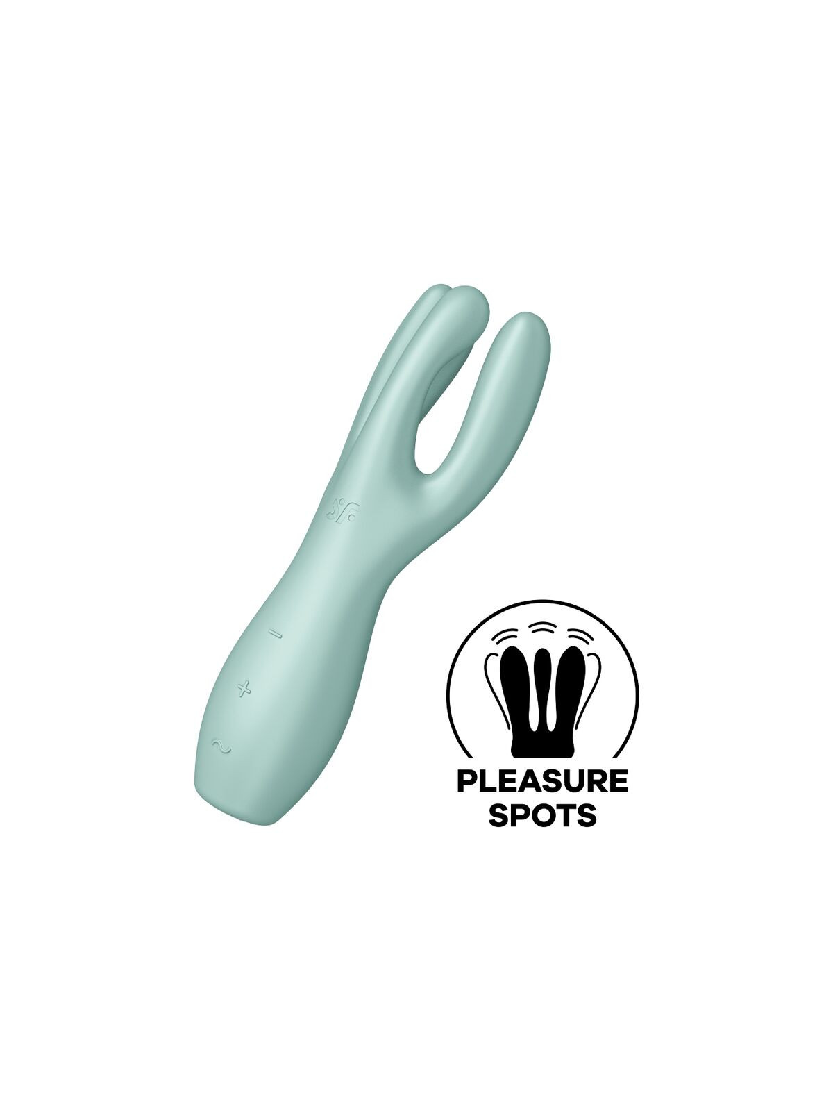 SATISFYER - VIBRATORE THREESOME 3 MENTA