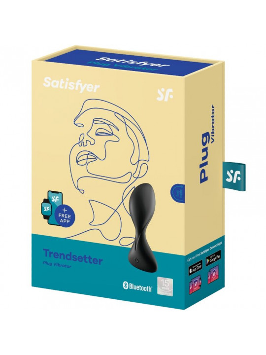 SATISFYER - APP TRENDSETTER SPINA VIBRANTE NERA