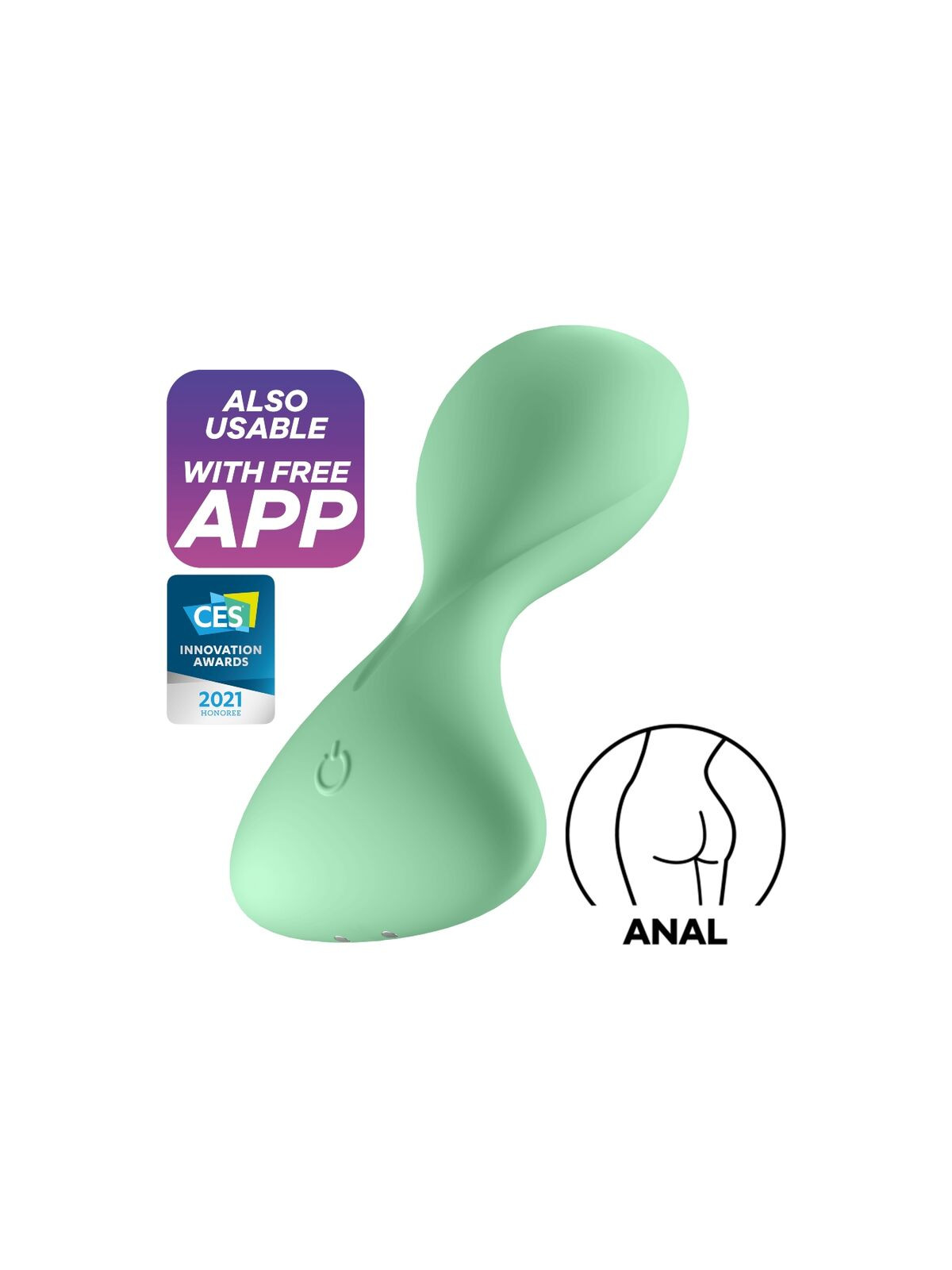 SATISFYER - APP TRENDSETTER SPINA VIBRANTE VERDE