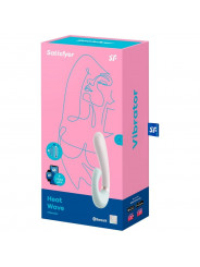 SATISFYER - APP VIBRATORE HEAT WAVE BIANCO