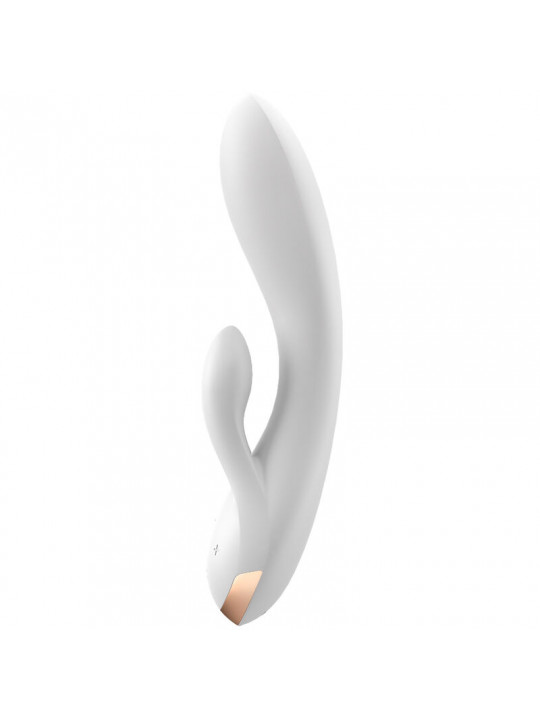 SATISFYER - APP VIBRATORE DOPPIO FLEX BIANCO