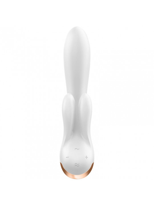 SATISFYER - APP VIBRATORE DOPPIO FLEX BIANCO