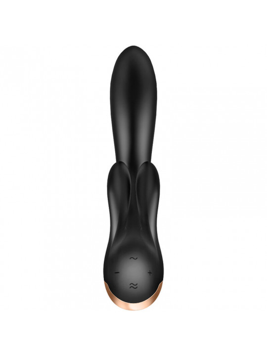 SATISFYER - APP VIBRATORE DOPPIO FLEX NERO