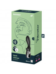 SATISFYER - APP VIBRATORE ANALE HEAT CLIMAX NERO