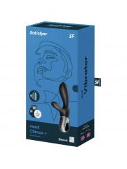 SATISFYER - HEAT CLIMAX+ APP VIBRATORE ANALE NERO