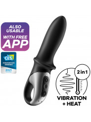 SATISFYER - APP VIBRATORE ANALE HOT PASSION NERO