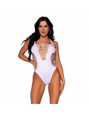 LEG AVENUE - BODY PERIZOMA SCHIENALE BIANCO