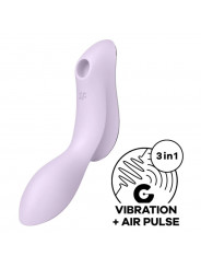 SATISFYER - VIBRATORE CURVY TRINITY 2 AIR PULSE VIOLA