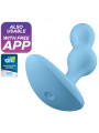 SATISFYER - APP PLUG VIBRANTE DEEP DIVER BLU