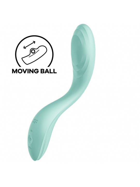 SATISFYER - VIBRATORE RRROLLING PLEASURE GSPOT VERDE