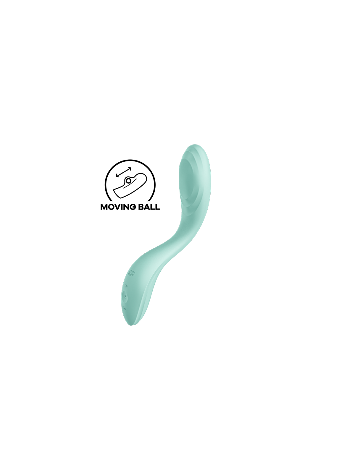 SATISFYER - VIBRATORE RRROLLING PLEASURE GSPOT VERDE