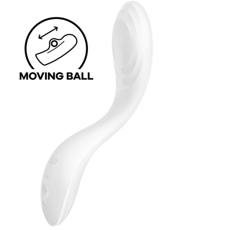 SATISFYER - VIBRATORE RRROLLING PLEASURE GSPOT BIANCO