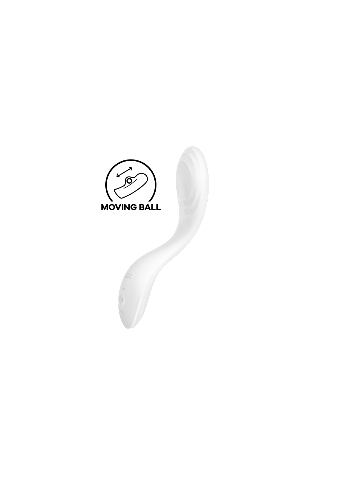 SATISFYER - VIBRATORE RRROLLING PLEASURE GSPOT BIANCO