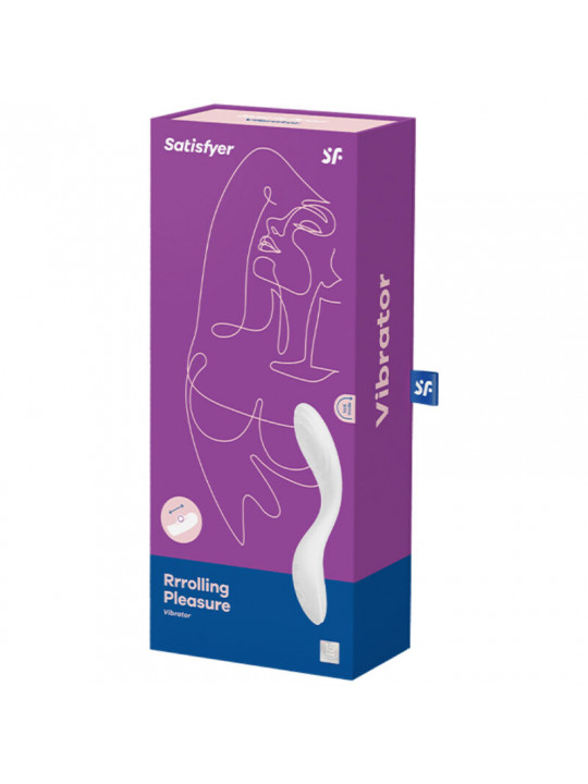 SATISFYER - VIBRATORE RRROLLING PLEASURE GSPOT BIANCO