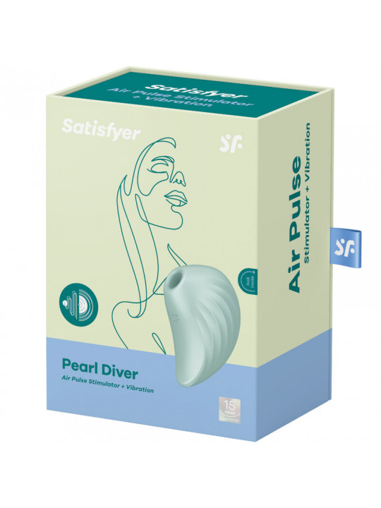 SATISFYER - PEARL DIVER STIMULATOR UND VIBRATOR GRÜN