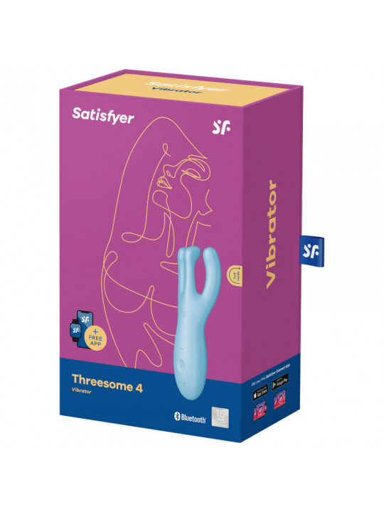 SATISFYER - APP THREESOME 4 VIBRATORE VIOLA